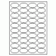 554 - Label Size 45mm x 25mm - 40 labels per sheet